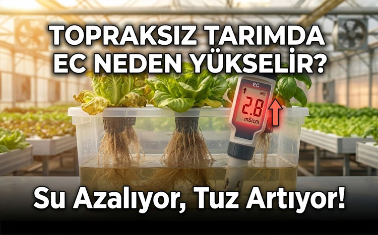 Topraksız Tarımda EC Neden Yükselir?