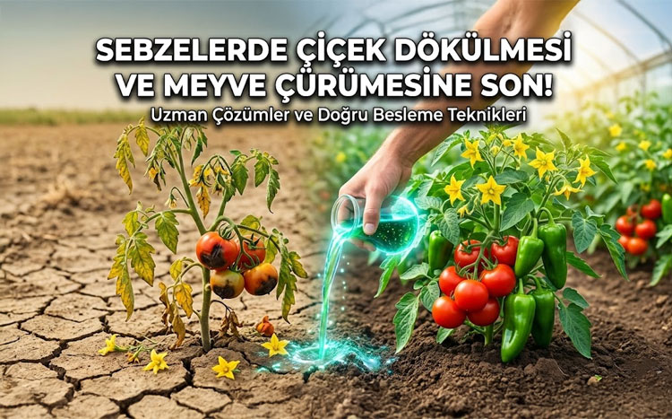 Sebzelerde Çiçek Dökülmesi ve Çürüme Sorunu