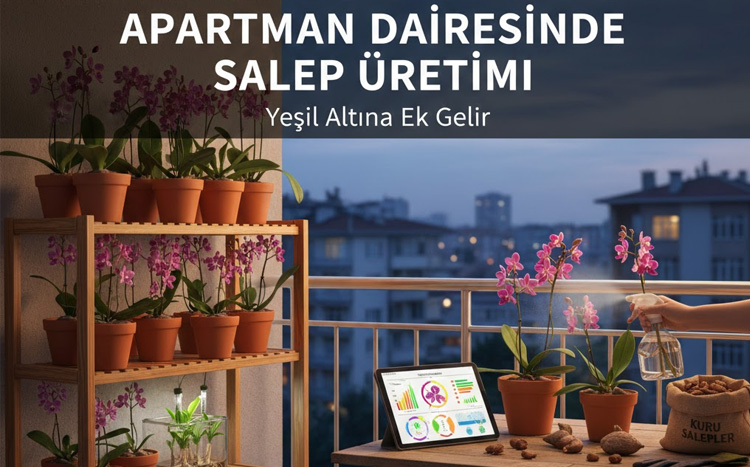 Evde ve Dairede Salep Üretimi