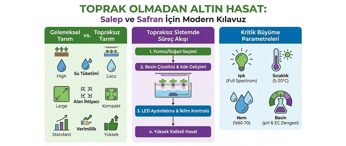 Salep ve Safran Yetiştirme Modeli